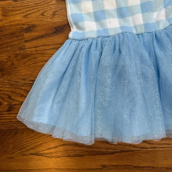 The Wizard of Oz Blue and White Checkered Dorothy Dress with Tulle Skirt 18 Mths - Picture 7 of 13